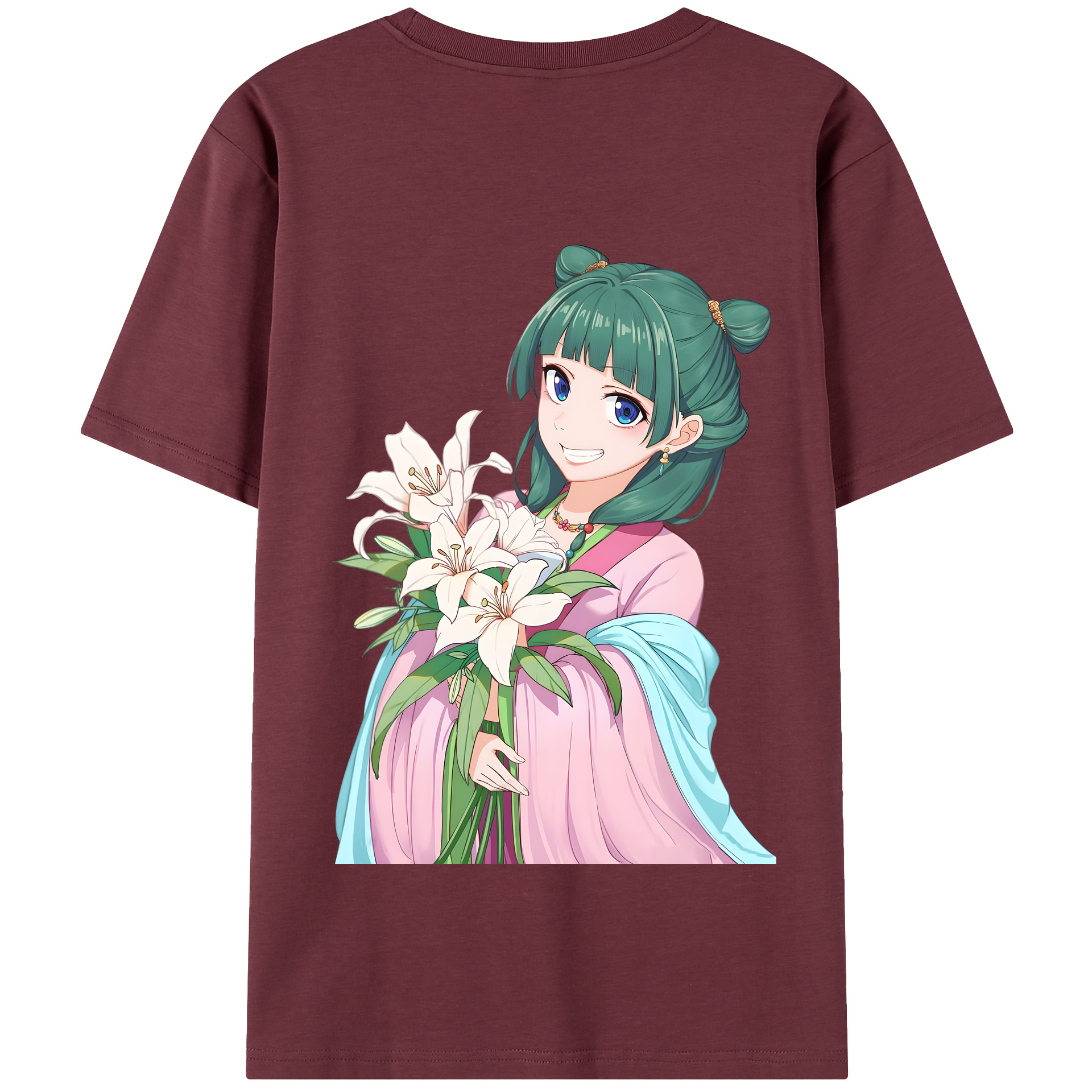 （画像用） 薬屋のひとりごと The Apothecary Diaries 綿100％半袖Tシャツ（背面プリント）